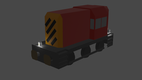 classic diesel locomotive preview image